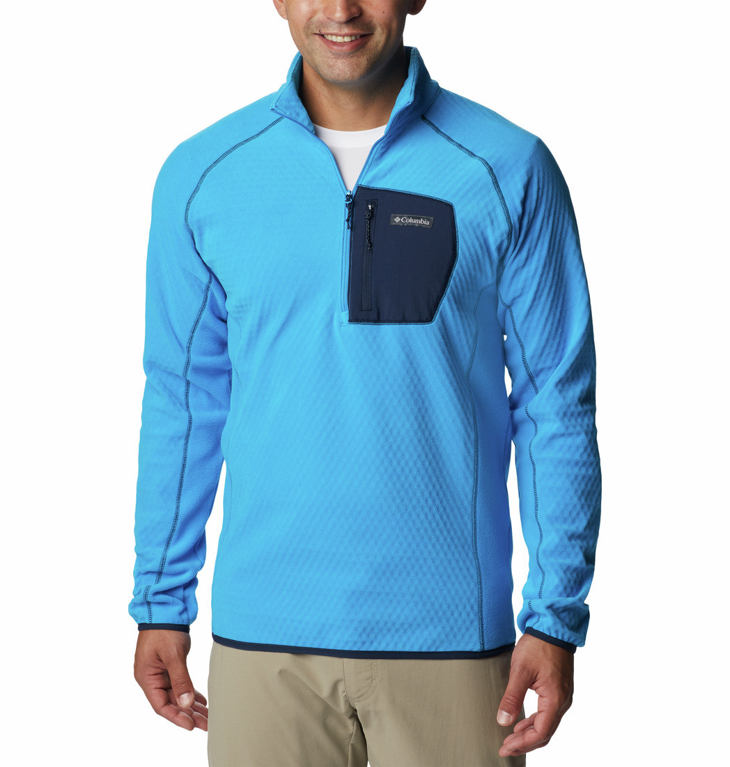 Columbia Men's Outdoor Tracks Full Zip II, Black/City Grey, M - View #5